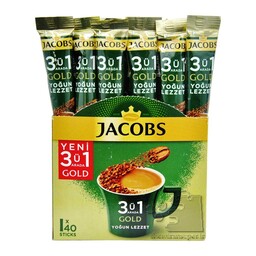 قهوه فوری گلد 3 در 1 ساشه ای 18 گرم جاکوبز  jacobs