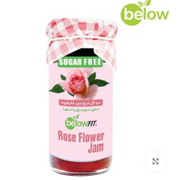 مربا گل سرخ بدون شکر(شیرین شده با گیاه شیرین برگ یا استویا)300گرمی 