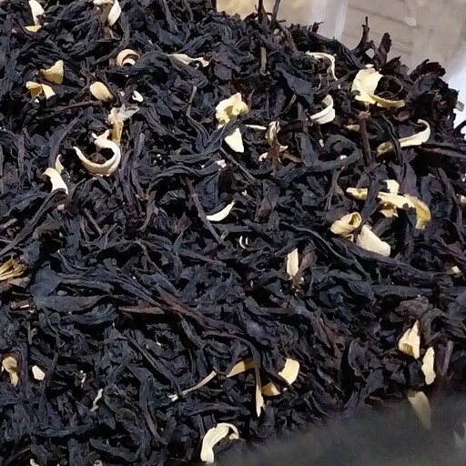 چای سیاه قلم با بهارنارنج چای ممتاز چای لاهیجان چای عطری 500گرمی 