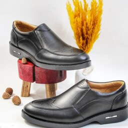 کفش مردانه رسمی مدل سالار طرح چرم خارجی-سایز 40-44(ارسال رایگان)