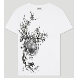 تی شرت با طرح درخت قلب