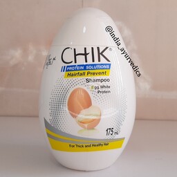 شامپو پروتئینه سفیده تخم مرغ چیک هندوستان ضد ریزش افزایش ضخامت مو حجم 175 میل ارسال رایگان