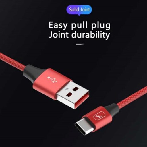 کابل USB-C تایپسی اسکای دلفین رنگ مشکی مدل  SFP - S55T 