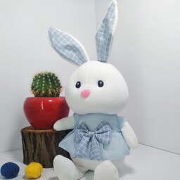 عروسک   خرگوش تپلی دامن توری نانو وارداتی ارتفاع 25 سانتیمتر وارداتی ارسال  رایگان 