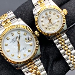 ساعت مردانه برند رولکس Rolex موتور ژاپن اصلی صفحه سفید