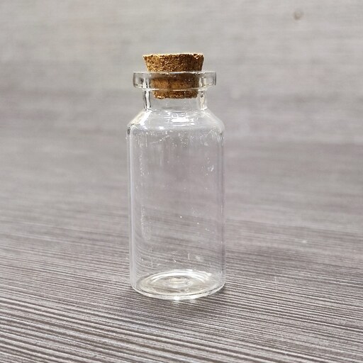 شیشه گیفت - شیشه درب چوب پنبه ای - بطری با درب چوب پنبه نقلی