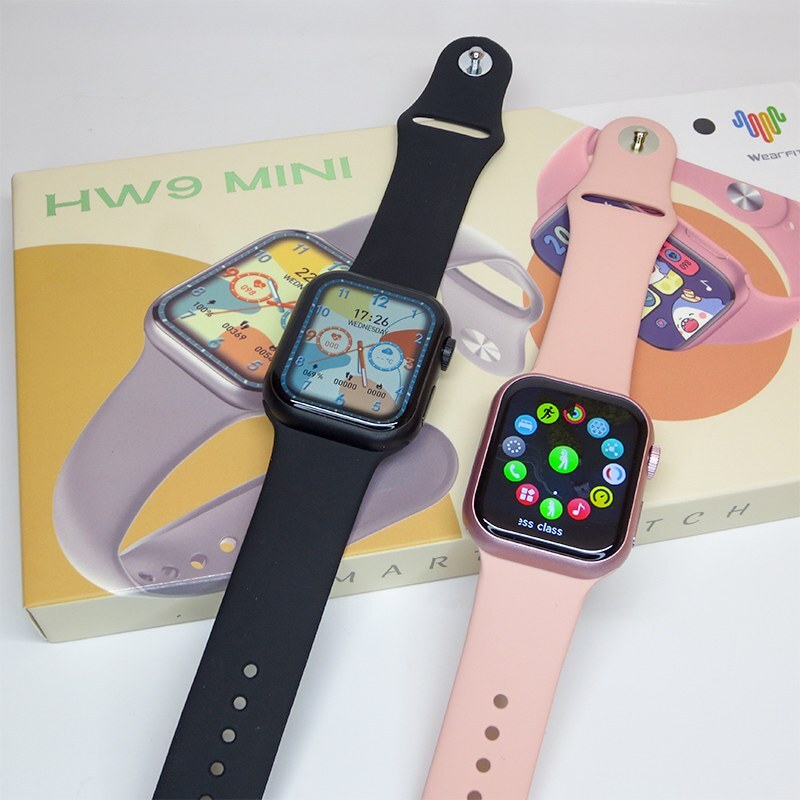 ساعت هوشمند HW9 Mini - طرح اپل واچ سری 9 سایز 40 مییمتری - اسمارت واچ زنانه و بچگانه طرح اپل 40mm هدیه ولنتاین