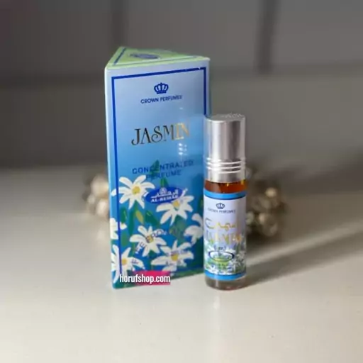 عطر یاسمین Jasmine برند الرحاب ساخت کشور امارات حجم 6 میلی لیتر