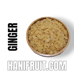 میوه خشک زنجبیل حبه اصلی(500گرم) هانی فروت
