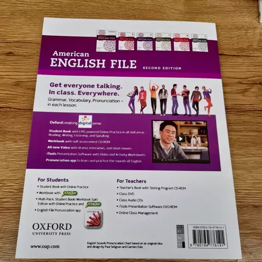 کتاب American English File starter(second edition)