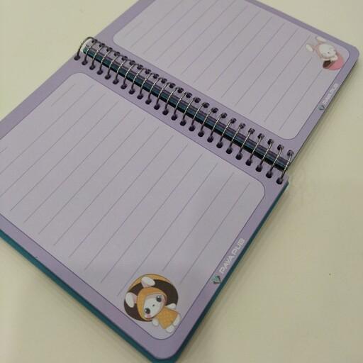 دفترچه سیمی پایاپاب جلدچوبی