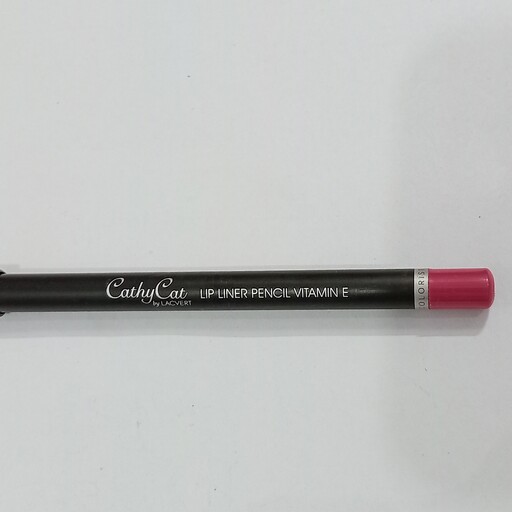 مداد لب کتی کت لاکورت شماره 10 Hot Pink LIPLINER PENCIL CathyCat byLACVERT 