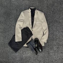 کت تک مردانه مجلسی و شیک یقه ساده با کیفیت بالا و کوالیتی خوب (ارسال رایگان)