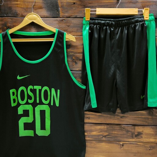 ست تی شرت و شلوارک مردانه BOSTON  در چهاررنگ متنوع و زیبا  در سایز XL 2XL 3XL