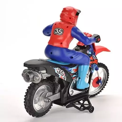 اسباب بازی موتور کنترلی شارژی همراه اسپری مه پاش مدل 333 MT21101 Mist Spray Motorbike Toy