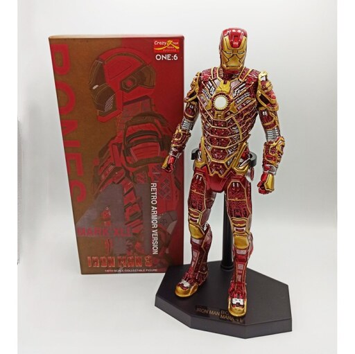 اکشن فیگور آیرون من  با پایه نگهدارنده IRON MAN 