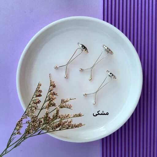 گیره روسری نگین درشت بسته 10 عددی