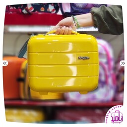 کیف دستی -آرایشی (جعبه لوازم آرایشی و بهداشتی) برند MEIQITUN- 17 اینچ - رنگ زرد