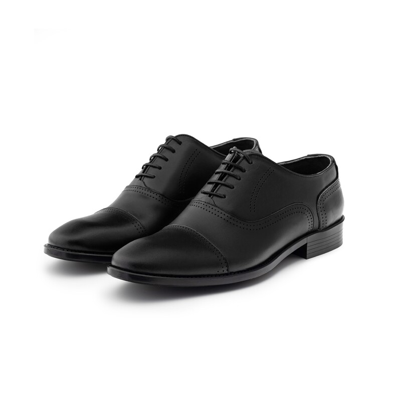 کفش مجلسی مردانه پسرانه تمام چرم طبیعی مدل p12 رنگ مشکی مستقیم از تولیدکننده (ارسال رایگان)