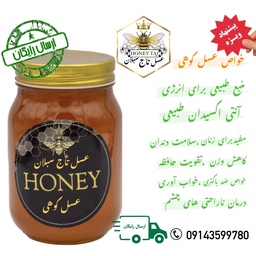 عسل طبیعی کوهی خام 1کیلویی(مستقیم از زنبور دار)ارسال رایگان