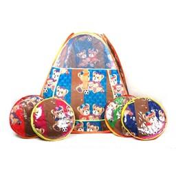 چادر کودک یا مسافرتی پارچه ای زیبا طرح خرسی یک متری