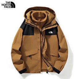 کاپشن گورتکس دوپوش برند The north face  کار بسیار باکیفیت
