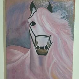 تابلو نقاشی  اسب رنگ روغن سبک مدرن
