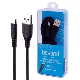 کابل میکرو یو اس بی فست شارژ Beyond BA-302 2A 2m