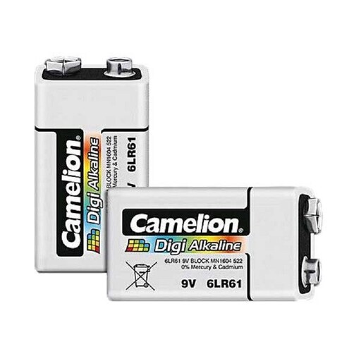 باتری کتابی  Camelion Digi Alkaline 6LR61 9V