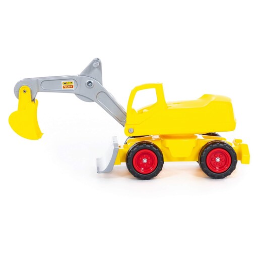 ماشین اسباب بازی  بزرگ سواری پولس مدل بیل مکانیکی مناسب کودکان 
