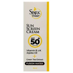کرم ضد آفتاب بر پایه آب اسپارک وودن SPF50
