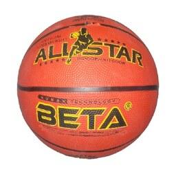 توپ بسکتبال لاستیکی طرح آلستار بتا سایز6 