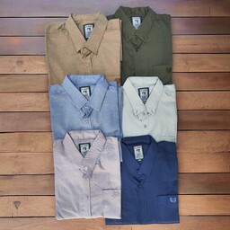 پیراهن ساده آستین بلند در رنگهای مختلف سایزبندی 3xl-4xl-5xl-6xl