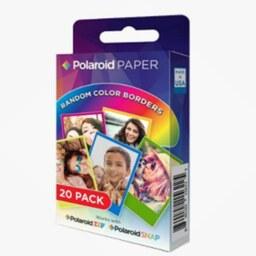 کاغذ چاپ سریع پولاروید Rainbow Border ZINK سایز 2x3 اینچ بسته 20 عددی