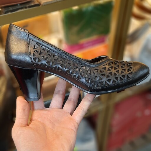 کفش زنانه پاشنه پنج سانت کفش زنانه مجلسی مدل مهناز  تولید کفش طریقت