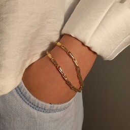 دستبند دخترونه دو لاین
آبکاری طلا
تغییر سایز بندی
رنگ ثابت و ضد حساسیت