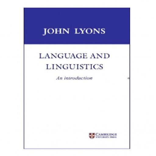 Language And Linguistics An Introduction کتاب