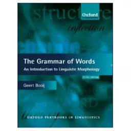 The Grammar Of Words An Introduction To Linguistic کتاب