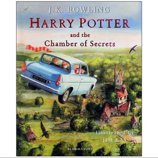 Harry Potter and the Chamber of Secrets Illustrated Edition Book 2 (مصور) چاپ اصلی رنگی گلاسه 