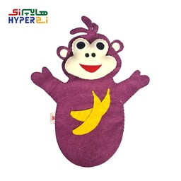 	عروسک پاپت نمایشی مامان پری مدل میمون (عروسک دستی حیوانات)
