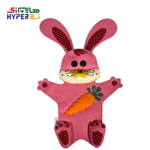 عروسک دستکشی نمایشی مامان پری مدل خرگوش (پاپت حیوانات)