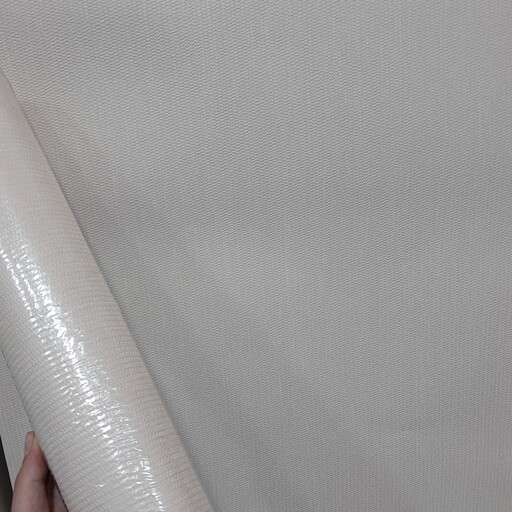 کاغذ دیواری ساده کرم روشن pvc صد درصد قابل شستشو ضخامت بسیار بالا 