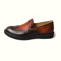 کفش چرم مردانه ، مدل رسمی ، سایز بندی کامل و تک رنگ 