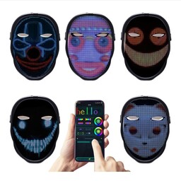 ماسک صورت LED مدل  SHINING APP MASK مخصوص تفریح و مهمانی