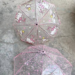 چتر مشایی شفاف دخترونه 
