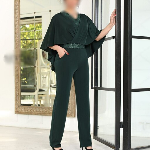اورال مجلسی زنانه و دخترانه  مدل هلنا  سایزبندی  از 38 الی 48  رنگبندی سبز و مشکی - سرهمی مجلسی زنانه  - سرهمی  دخترانه