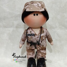 عروسک روسی سرباز 25 سانتی،نیروهای مسلح،عروسک نظامی کادو ویژه روز سرباز