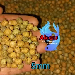 غذای ماهی  5 میل گرانول انرژی بیومار  روابی  اکسو  اسپیرو استا 200 گرمی گیاه خوار و گوشت خوار