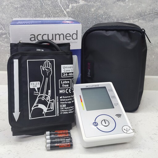 فشارسنج دیجیتال بازویی سخنگو اکیومد(accumed)مدل cg175f همراه با آداپتور 