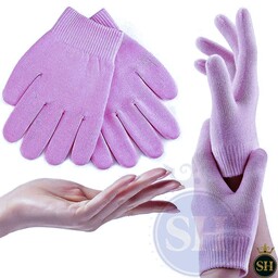 دستکش ژله ای سیلیکونی  لمسی(رفع ترک دست و اگزما و نرم کننده)